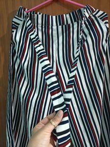 Striped Cropped Pants