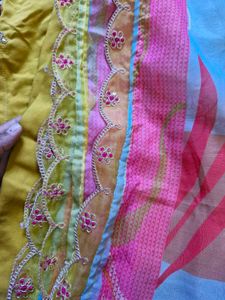 Mustard Yellow Straight Kurti Pant And Dupatta Set