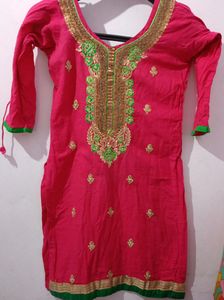 Women Pure Cotton Patiyala Suit