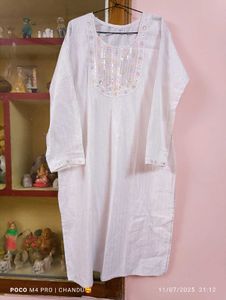 Elegant White Kurta
