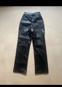Hot Pink Faux Leather Pants