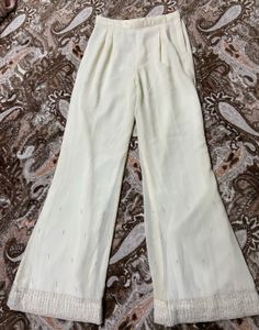 Elegant Embroidered Palazzo Suit