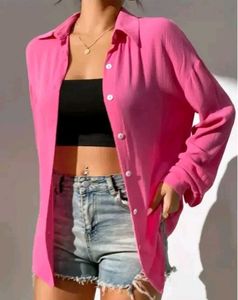 Beautiful Pink Multistyling Shirt🩷✨️