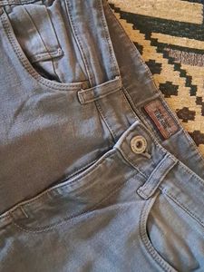 Grey Denim Jeans