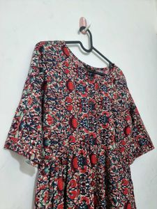 Floral Print Maxi Dress