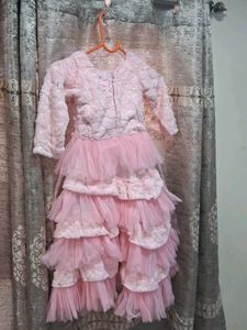 Cute Pink Dress For Girls