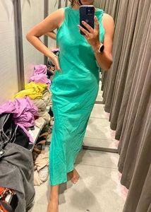 Zara Green Dress