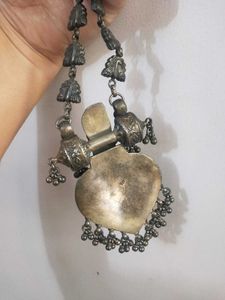 Pure Silver Antique Necklace