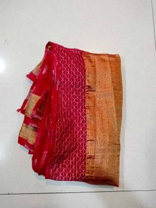 Red &amp; Gold Sari