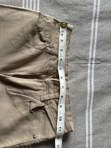 Khaki Wide Leg Jeans