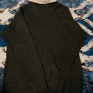 Stylish Grey Pullover Sweater