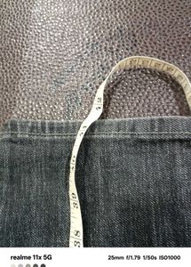 Black &amp; White Denim Jeans