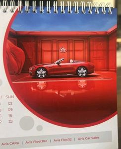 Table Calendar Brandnew