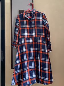 Smart Shirt Dress In Checks