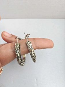 Silver Hoop Earrings