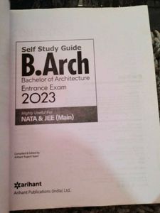 ARIHANT SELF STUDY GUIDE B.ARCH 2023