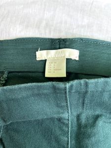 Bottle Green Skinny Pant From H.M