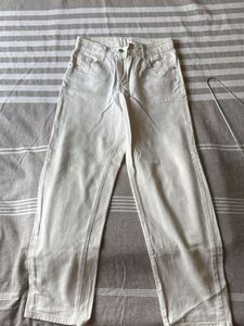 Off-White Straight Leg Jeans