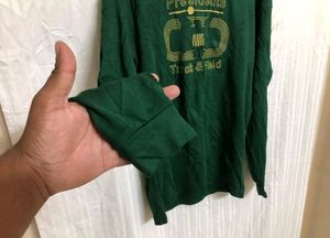 Green Long Sleeve T Shirt