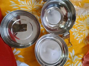 New Unused Steel 2 Piece Tiffin