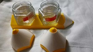 Cute Pencil Dryfruits Storage Jars