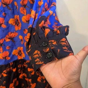 Polka Dot Floral Dress