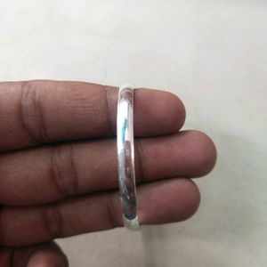 VMP70 Pure Silver Baby Panjabi Plain Kada 1/14