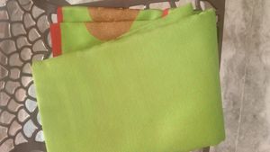 Parrot Green Saree