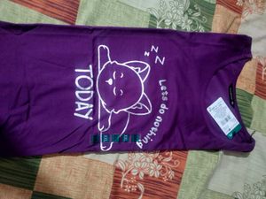 Purple Graphic Tee