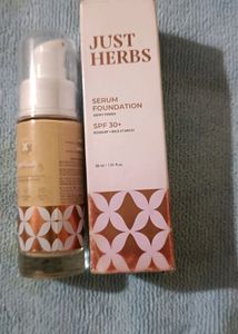 Just Herbs Serum Foundation- Porcelain
