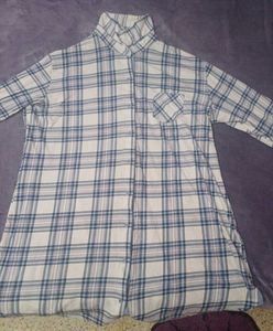 BLUE WHITE CHECKED  Shirt