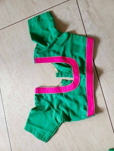 Saree With Blouse 💚