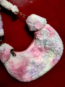 Fuzzy Pastel Handbag