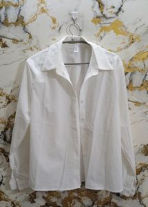 White Crushed Shirt