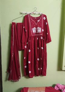 New/Unused Jaipuri Printed Kurti Set