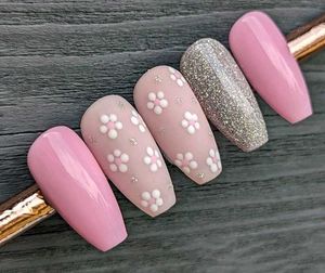 Pink &amp; Leopard Nail Polish