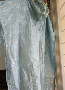 Stylish Blue Raincoat