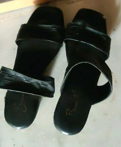Black wedged & Sandals