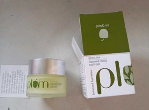 plum green tea night gel