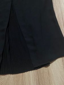 Black Chiffon Formal Top