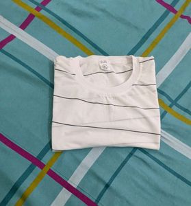 Striped White T-Shirt