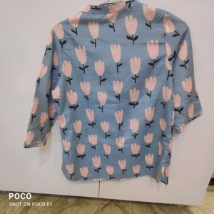 Floral Print Women's Top