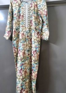 Floral Print Kurta set