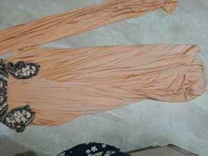 Elegant Ethnic Gown Saree Style