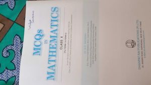 MCQs in Mathematics for Class X