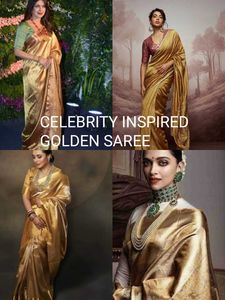 Celebrity Inspired Banarasi Tissue Silk Saree