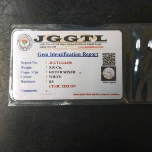 5 CTS/6.25 Ratti Cubic Zircon Round Mix Gemstone