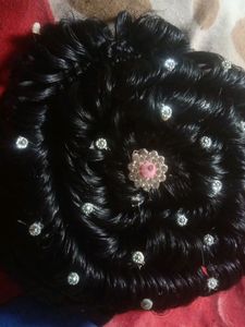 Elegant Black Hair Bun