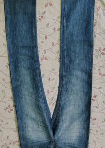 Light Wash Denim Jeans - 39 Inch Inseam