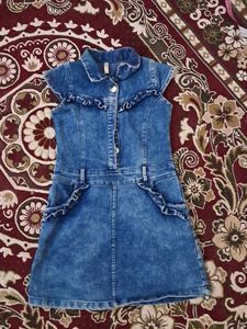 A-line Denim Dress